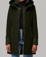 Sarah Franklin Matlock S01 Green Wool Coat