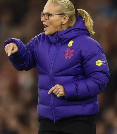 Sarina Wiegman Purple Jacket