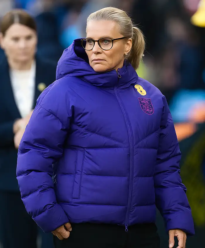Sarina Wiegman Purple Jacket Sarina Wiegman Purple Jacket