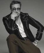 SNL Ryan Gosling Studded Leather Jacket