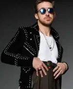 SNL Ryan Gosling Studded Leather Jacket