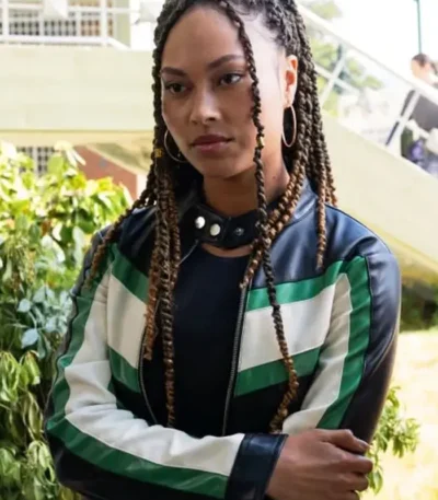 School Spirits S03 Claire Zomer Leather Jacket
