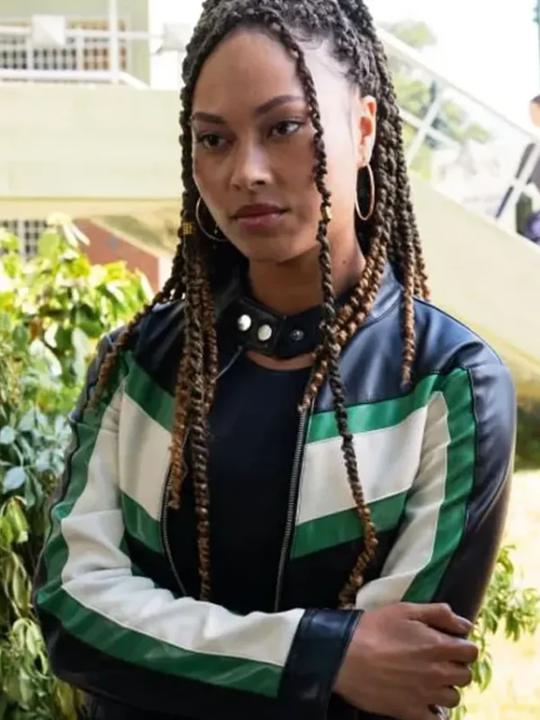 School Spirits S03 Claire Zomer Leather Jacket