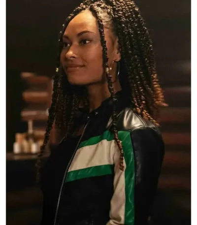 School Spirits S03 Claire Zomer Leather Jacket
