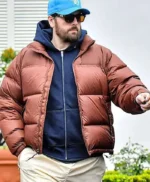 Scott Disick Brown Puffer Jacket