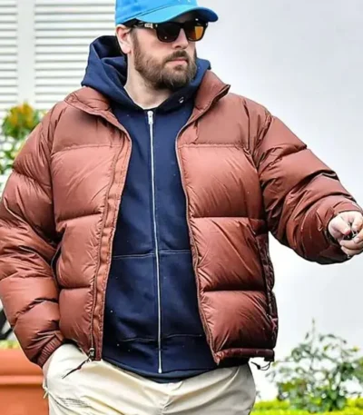 Scott Disick Brown Puffer Jacket