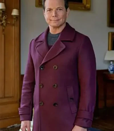 Scott Wolf A Merry Scottish Christmas 2023 Wool Peacoat