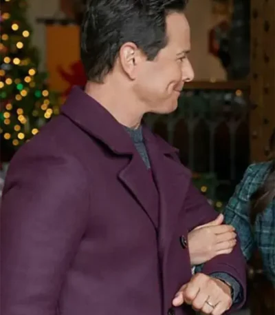 Scott Wolf A Merry Scottish Christmas 2023 Wool Peacoat