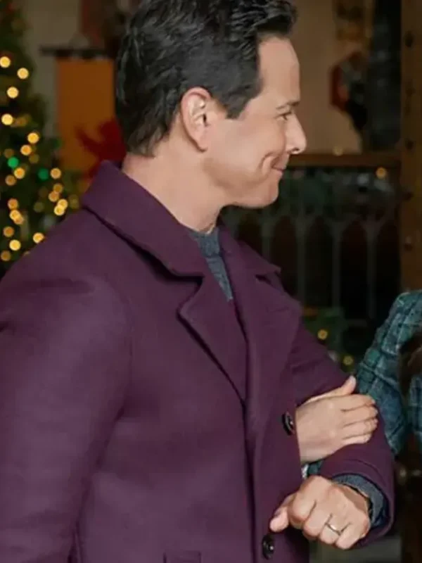 Scott Wolf A Merry Scottish Christmas 2023 Wool Peacoat