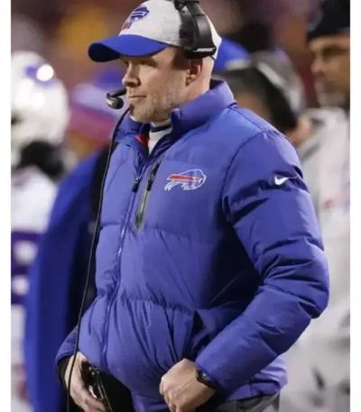 Sean McDermott Buffalo Bills Puffer Jacket