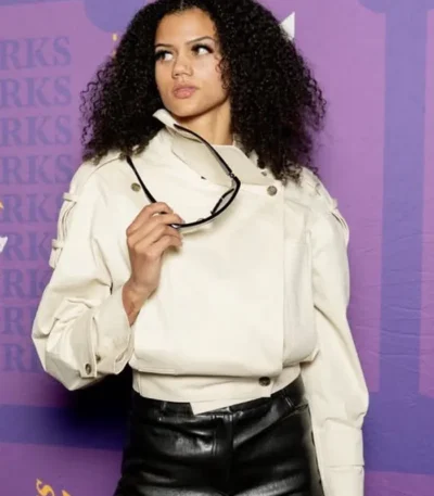 Storm v LA Sparks Rae Burrell White Jacket