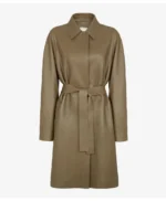 Seema Patel And Just Like That S03 Leather Coat