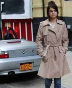 Selena Gomez A Rainy Day In New York Robe Trench Coat