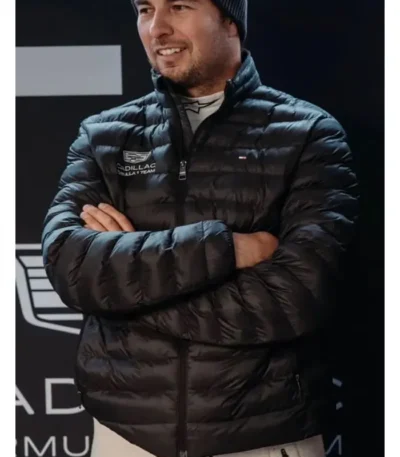 Sergio Pérez Cadillac F1 Black Puffer Jacket