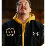 Shane Gillis Notre Dame Black Varsity Jacket