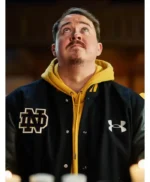 Shane Gillis Notre Dame Black Varsity Jacket