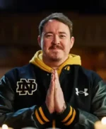 Shane Gillis Notre Dame Black Varsity Jacket