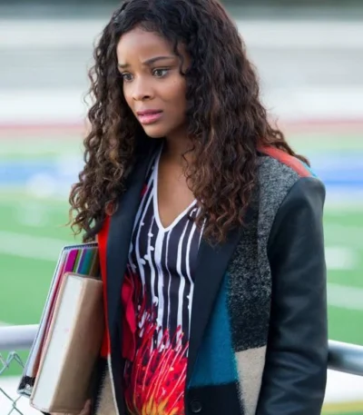 Sheri Holland 13 Reasons Why Blocked Coat