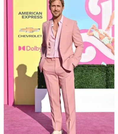 Barbie 2023 Ryan Gosling Pink Suit