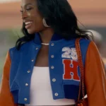 Coco Jones Bel-Air S03 Crop Varsity Jacket