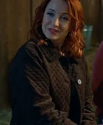 Emily Tennant The Wish Swap Brown Quilted Jacket