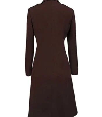Eren Yeager Attack on Titan Brown Long Wool Coat