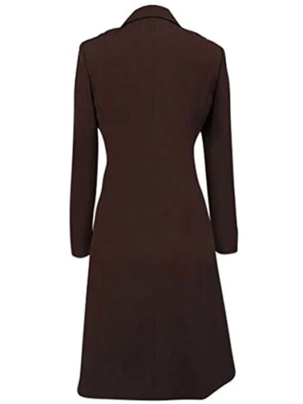 Eren Yeager Attack on Titan Brown Long Wool Coat