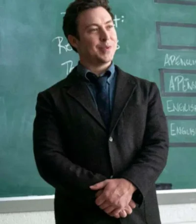 Evan English Teacher Black Blazer