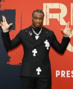 Jalen Milroe Chrome Hearts Black Suit