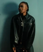 Zinoleesky Black Leather Jacket