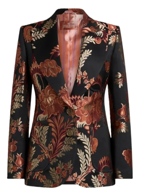 Roselyn Josh Elsbeth Floral Blazer