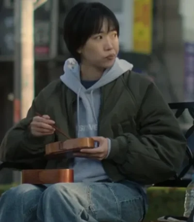 Si-Jeong The Trunk S01 Green Bomber Jacket