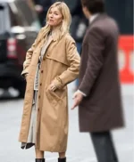 Anatomy of a Scandal Sienna Miller Beige Duster Coat
