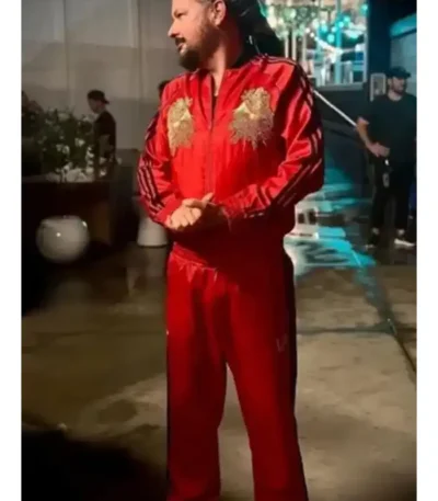 Jonathan Davis Red Tracksuit