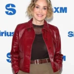 SiriusXM Studios Sharon Stone Leather Jacket