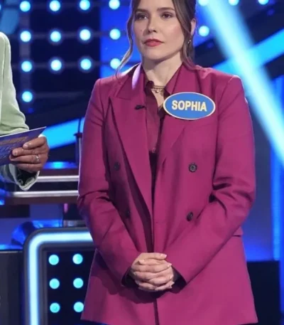 Sophia Bush Family Feud Maroon Blazer
