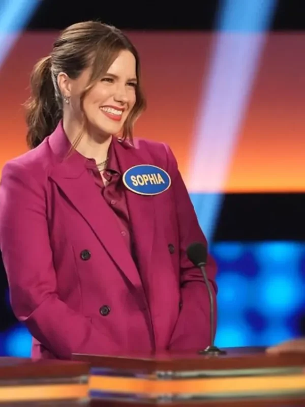 Sophia Bush Family Feud Maroon Blazer