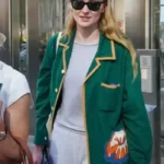 Sophie Turner Green Blazer