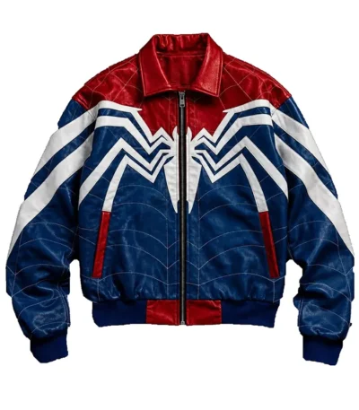Spider Man Brand New Day Cosplay Leather Bomber Jacket
