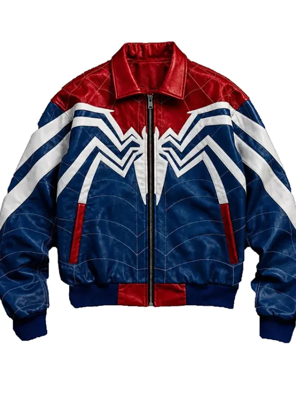 Spider Man Brand New Day Cosplay Leather Bomber Jacket