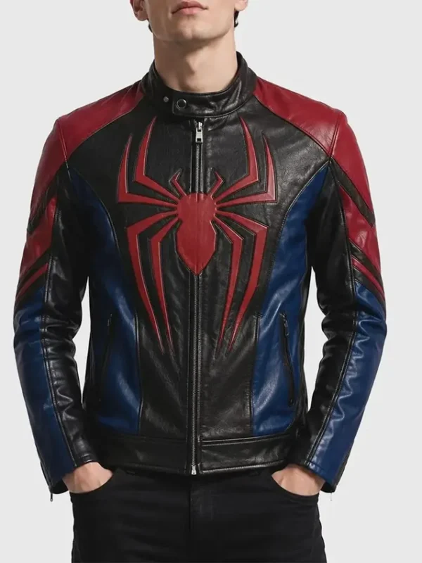 Spider Man Brand New Day Leather Cosplay Biker Jacket