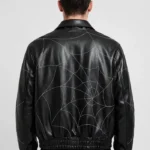 Spider Man Leather Bomber Cosplay Jacket