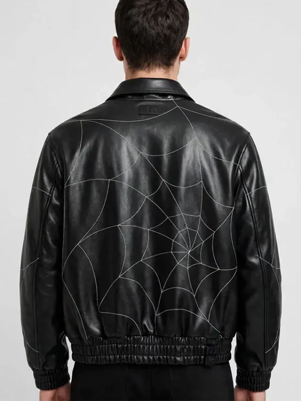 Spider Man Leather Bomber Cosplay Jacket