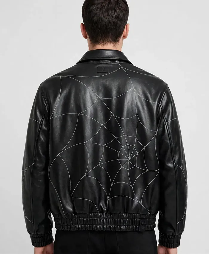 Spider Man Leather Bomber Cosplay Jacket Spider Man Leather Bomber Cosplay Jacket