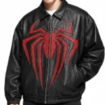 Spider Man Superhero Oversized Leather Jacket