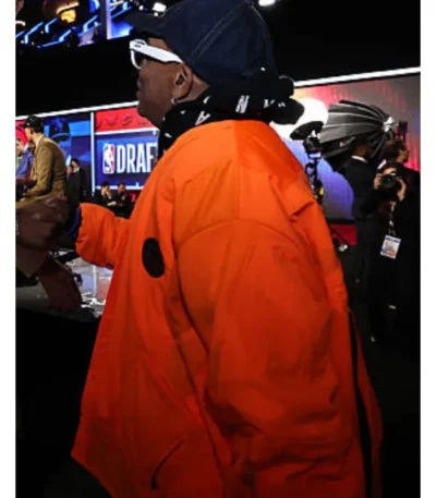 Pro Basketball Draft Spike Lee Orange Jacket