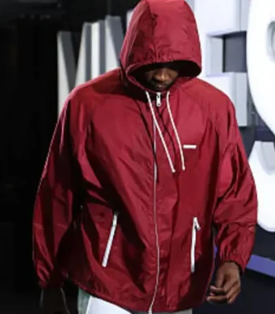 Spurs Vs TImberwolves Anthony Edwards Hooded Jacket