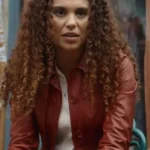 Stacey Embalo Missing You Leather Coat