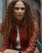 Stacey Embalo Missing You Leather Coat