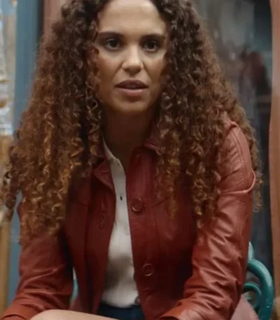 Stacey Embalo Missing You Leather Coat